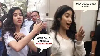 Janhvi Kapoor Was Called Sara Ali Khan By Paparazzi, Her Reaction Will Blow Your Mind