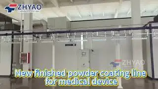 New Finished Powder coating line for medical device