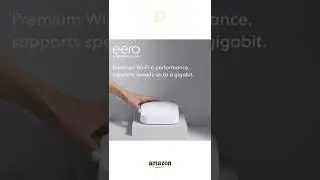 Amazon eero Pro 6 mesh Wi-Fi 6 router | Fast and reliable gigabit speeds | #shorts #tech #gadgets