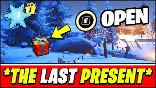 Opening THE LAST Fortnite Present Location / Secret Winterfest Present (ALL INFO)