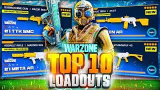 the TOP 10 *BROKEN* Loadouts for Warzone after the NEW UPDATE! (Warzone BEST Loadouts)