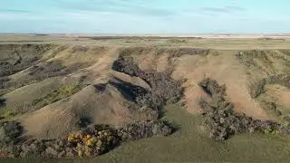 Flegel Hill View Point of the Qu'appelle Valley South of Melville, Saskatchewan 