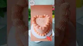 peach 🍑 colour mixing tutorial for cake #shorts #viral #youtubeshorts #trending