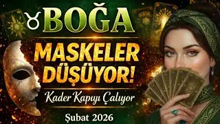 BOĞA BURCU❗️ŞUBAT 2026|Maskeler Düşüyor,Kader Kapıyı Çalıyor|Büyük Yüzleşme & Mutluluk Geliyor.