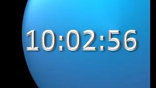 MatsClock 120071 - Free PowerPoint Digital Pendulum Clock PPT
