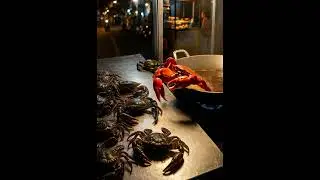 🦀Bro, shall we evolve together? #ai #funny #cute #animationshorts #crab  #pets#evolution