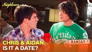 Chris is Too Shy to Ask Aidan Out | Chris & Aidan | Neighbours