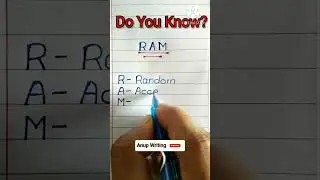 Full Form of RAM | RAM full form | ram | #shorts #viral #trendingshorts #ytshorts #fullform