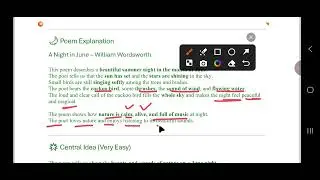 A night in June , class 3,# New Gem's English Reader #Viral #Education #exam