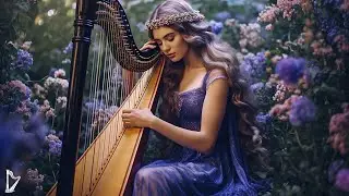 Soft Harp Music for Sleep - Best Harp Instrumental - Heavenly Background Music
