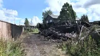 Крупный пожар произошёл в Тогуре в минувшее воскресенье