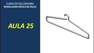SOLIDWORKS | Cabide | Hanger #solidworks