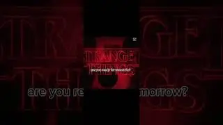 STRANGER THINGS TRAILER TOMORROW!!!! #strangerthings #strangerthings5 #strangerthingstrailer
