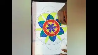 Compass drawing tutorial by Garvit khetan