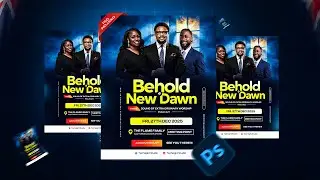 Create a Stunning Church Event Poster or Flyer in Photoshop (Must Watch Tutorial + PSD)