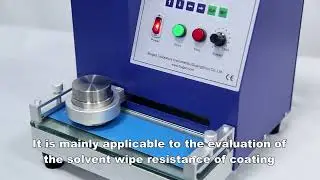 Aadarsh Technologies - BGD 521 Solvent Rub Resistance Tester Introduction