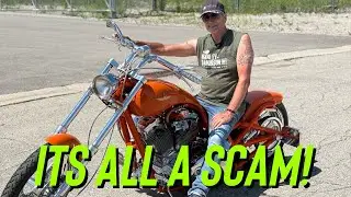 HE WON THIS CHOPPER FOR $5 & STILL THOUGHT IT WAS A SCAM!