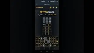New binance crypto wodl complete answers CHR || Binance crypto wodl 3 letters answer Eco Friendly