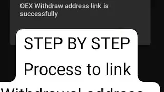 How to link OEX withdrawal address with Satoshi app|| #openex #token #withdrawl