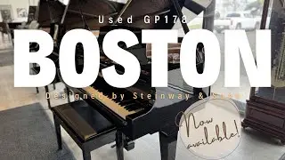 Boston GP178 5&rsquo;10&rdquo; used grand piano by Steinway - sound test