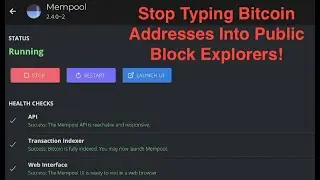 Using Mempool on StartOS