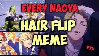 Every Naoya Hair Flip Meme Compilation Part 4 | Jujutsu Kaisen Meme 