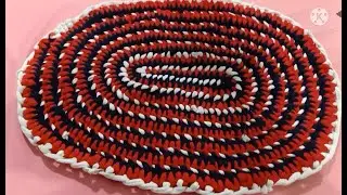 PAANO GUMAWA NG BASAHAN (DOORMAT) GAMIT ANG MGA LUMANG DAMIT || DOORMAT MAKING #5