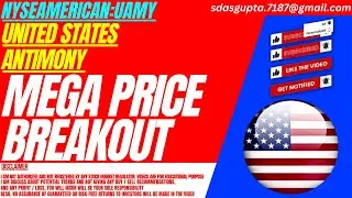 MEGA PRICE BREAKOUT : UAMY STOCK ANALYSIS | UNITED STATES ANTIMONY STOCK