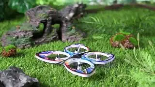 2.4GHz Glow Up Stunt Pocket Mini Toy RC Plane Aircraft Remote Control Butterfly Drone Quadcopter