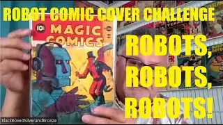 Top Ten Robot Comic Covers | Friday Challenge #robotcovers #fridaycomicchallenge