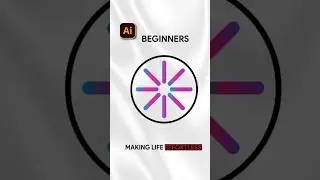 Adobe Illustrator 2026 Tips - How To Create Circle Logo Design Process #zakkigraphics