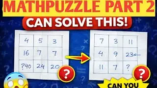 how to solve math puzzles.part 2 #mathquiz