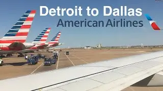 Trip Report: American Airlines B737-800 takeoff from Detroit. DTW-DFW.