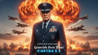 C&C Generals Zero Hour CONTRA X Beta 2 2025 | ВВС США &ndash; Ultimate Air Domination War 4K