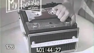 RCA Victor Prompter Tape Cartridge Tape Recorder TV Commercial