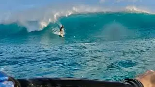 Double Over Head BOMBS Surfing Waikiki Code Red 2.0 Swell Publics & Queens POV