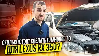 Сколько стоит сделать плановое ТО для Lexus RX 350? Отвечаю на Ваши вопросы.