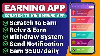 How to make Scratch to Win App | Make Reward Earning App | how to create earning app android studio