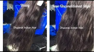 Raw Single Donor South Indian Wavy Temple Hair - Virgin Hair Supplier| Wholesale Indian Hair Factory