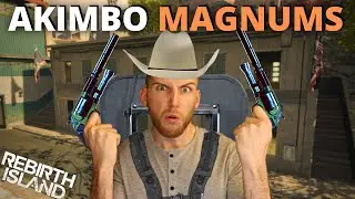 Using The Akimbo Magnums On Rebirth Island! |Best Magnum Set Up| (Call Of Duty - Warzone)