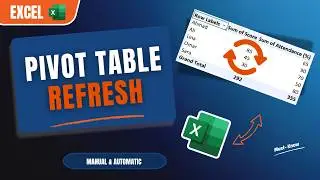 How to Refresh Pivot Tables Manually and Automatically | Excel