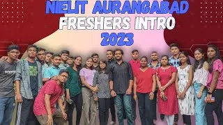 Fresher's Introduction 2023 NIELIT Aurangabad l Fresher's welcome with funny memes 😅