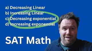 SAT Math Problem 43 | Decreasing Exponential Function