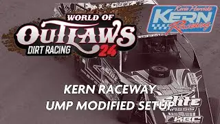 Kern Raceway Custom setup for the UMP Modifieds  World of Outlaws Dirt Racing 24