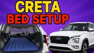 Creta Me Bed Setup Kaise Banaye? | Full DIY Car Bed Setup | #SafarWithPrateek #creta #carbedsetup 