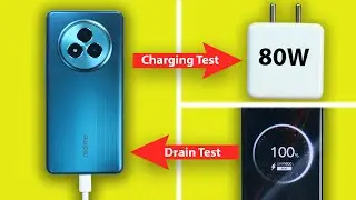 Realme Narzo 80 Pro Battery Drain Test 100% to 0% || Realme Narzo 80 Pro Charging Test 0% to 100%