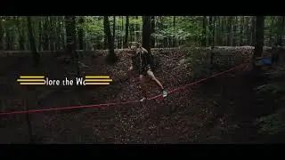 Slack line by Mavic mini DJI
