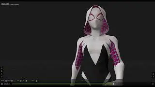 Gwen, from Spider-man. Animation