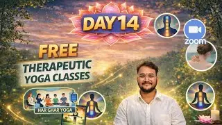 DAY 14/21 | FREE ONLINE YOGA CLASS | Beginner Friendly | Abhyuday Mishra (BNYS)#yoga #freeyoga 