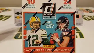 Коробка для хобби Donruss Football 2017. 1 машина и 1 мем в коробке